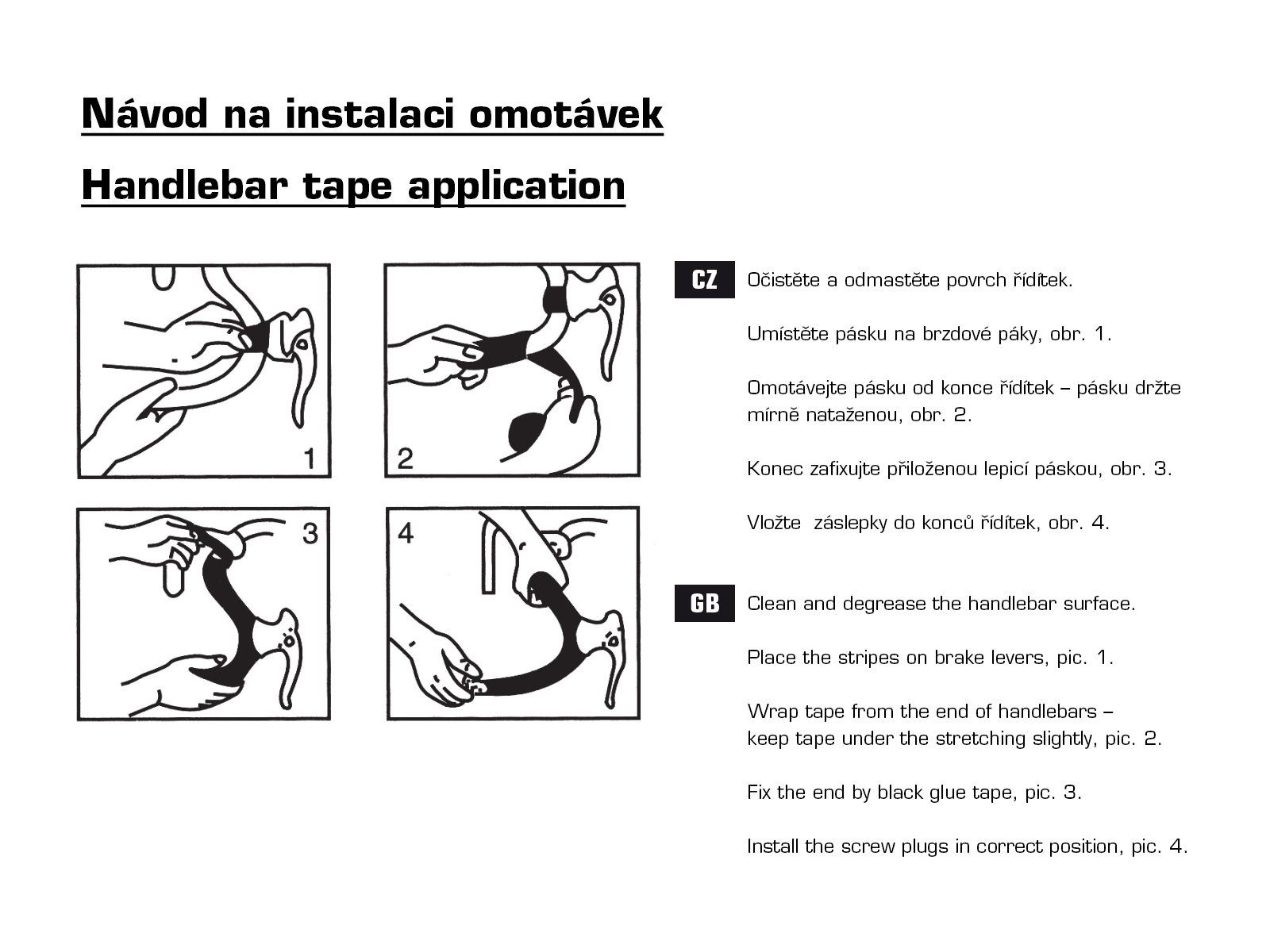 handle bar tape manual